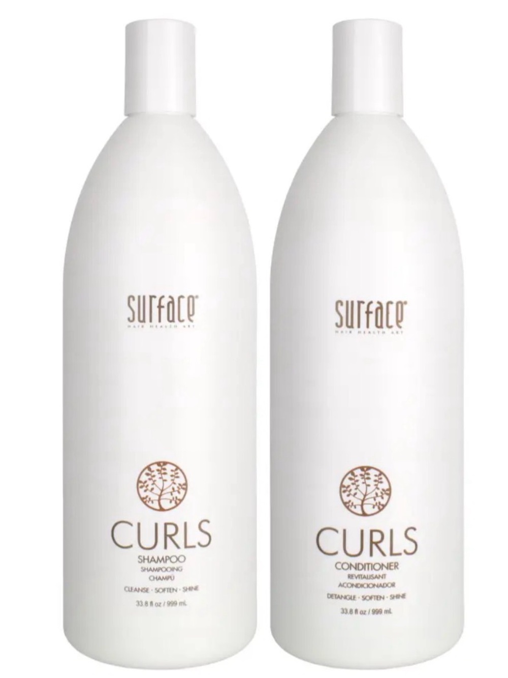 Surface to Air Curls Shampoo & Conditioner Duo - White